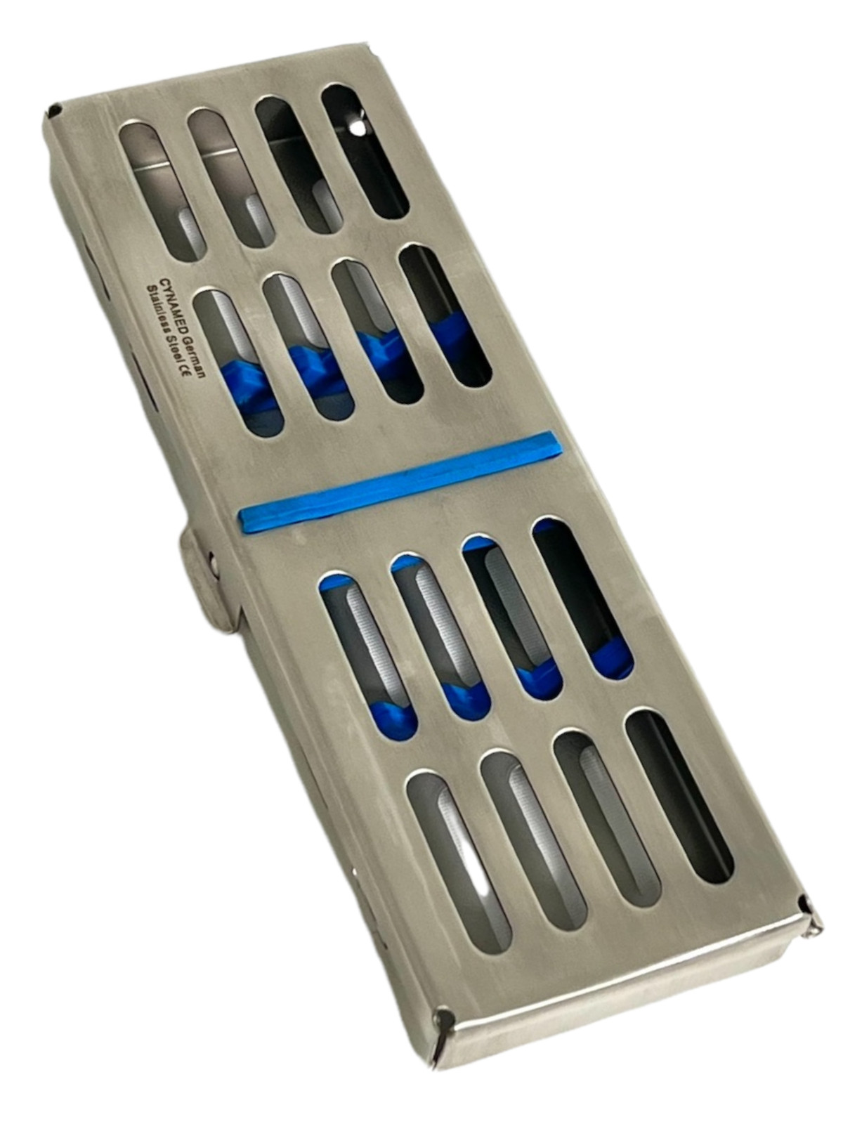 GERMAN DENTAL AUTOCLAVE STERILIZATION CASSETTE TRAY BOX RACK FOR 5 INSTRUMENTS
