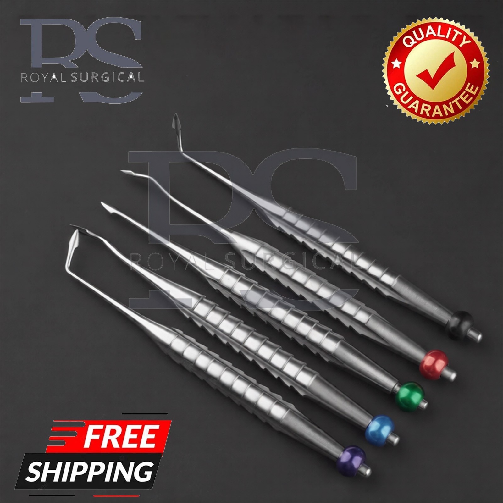 New Set Of 5 pcs PDL Luxating Elevators precise tip surgical instruments