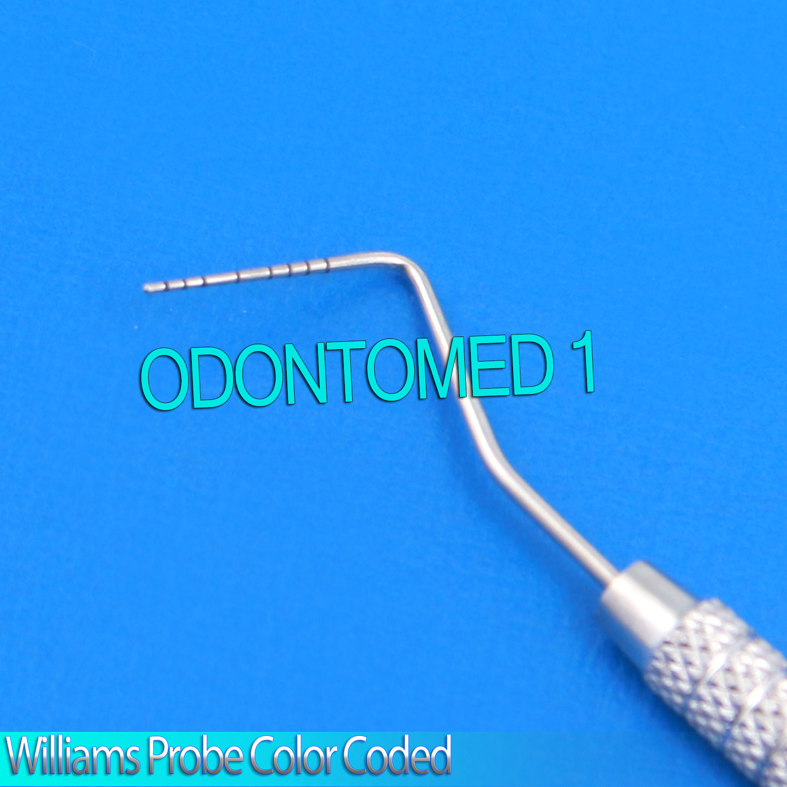 Williams Probe Color Coded Marking Dental Periodontal Instruments