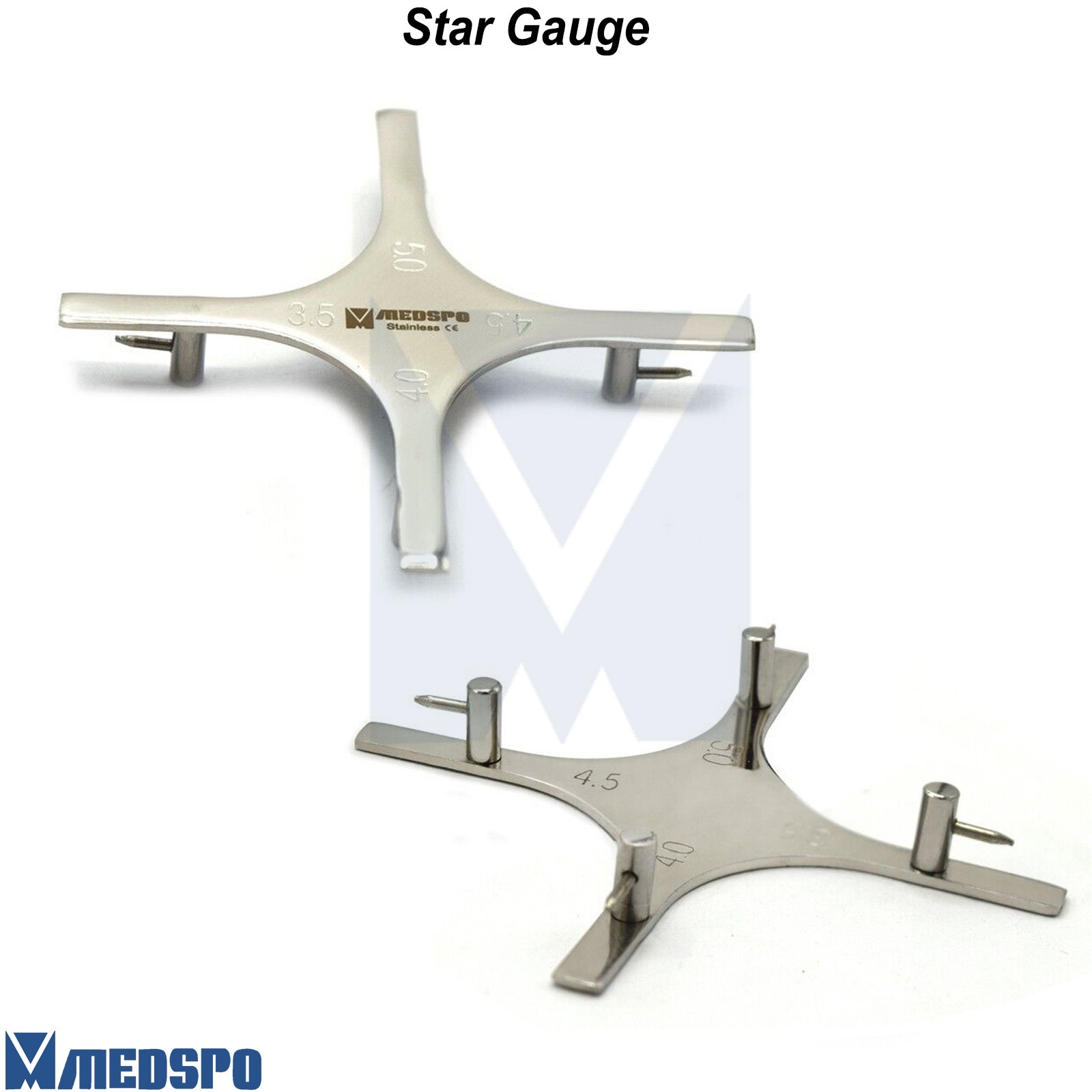 Orthodontic Star Gauge Bracket Positioning Accurate Placement Dental Instruments