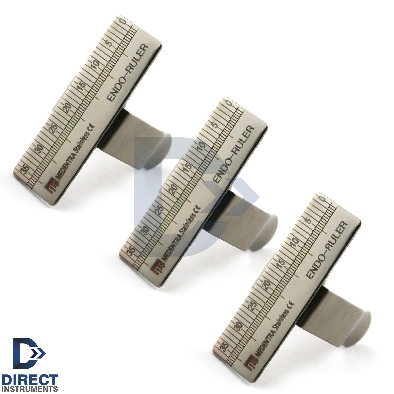 3Pcs Dental Finger Ruler Endodontic Accurate Span Measuring Gauge File Scale