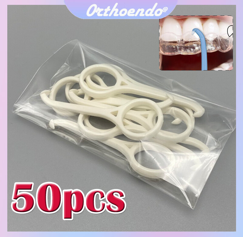 Oral Removal Hook Tool Dental Clear Aligner Tray Retainer Brace Assorted Colors