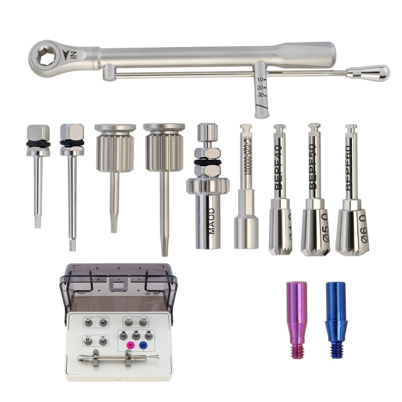 Dental Implant Prosthetic Kit Torque Wrench Multi ABT Hand Driver Set Instrument