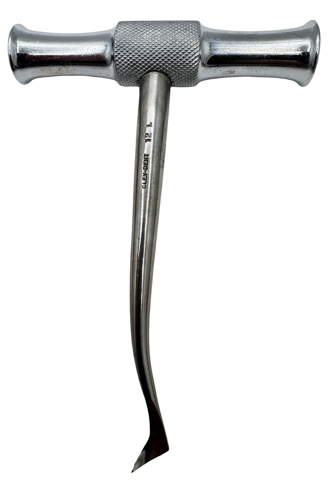 Vintage Clev-Dent 12 L Extractor Extracting Turn Key Tool Stainless Steel