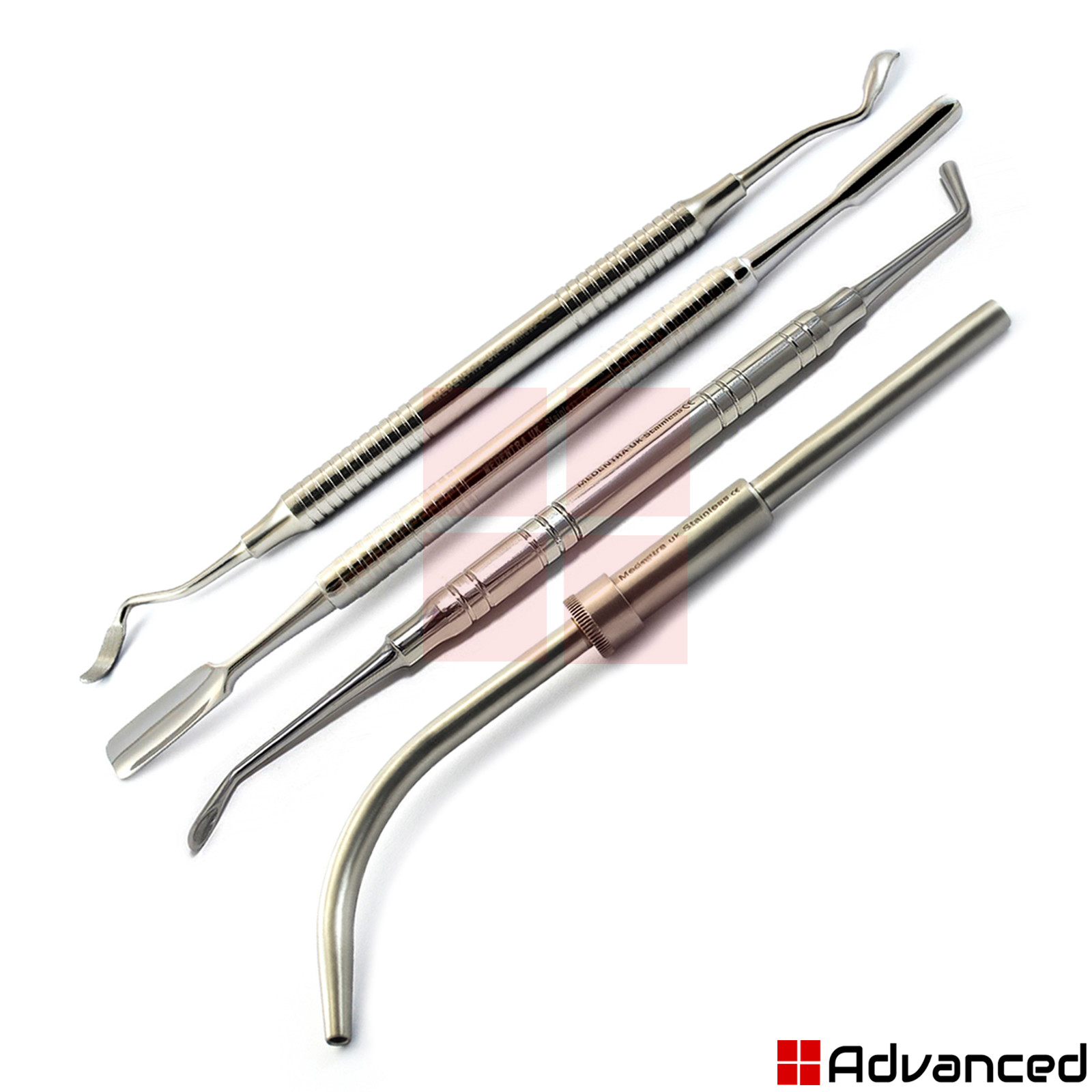 Dental Implant Bone Collector Pluggers Palti Spoon Graft Scoop Packer Scraper CE