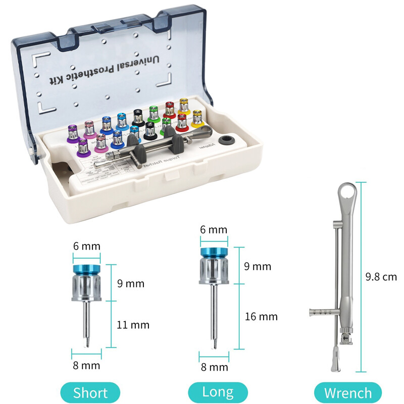 Dental Tool Adjustable Torque Value of 10-70Ncm,Secure/Disassemble Restorations
