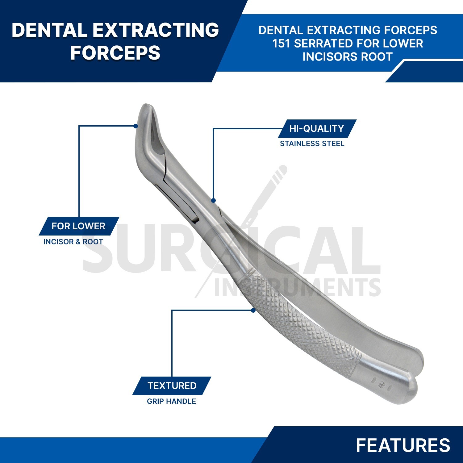 9 Pcs Basic Dental Surgery Extracting Forceps Elevators Set Kit German Grade