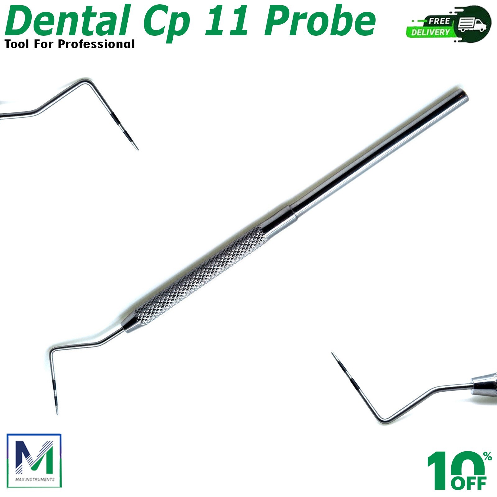 Diagnostic Probes Periodontal Color Coded Depth Measuring Dental Williams Probe