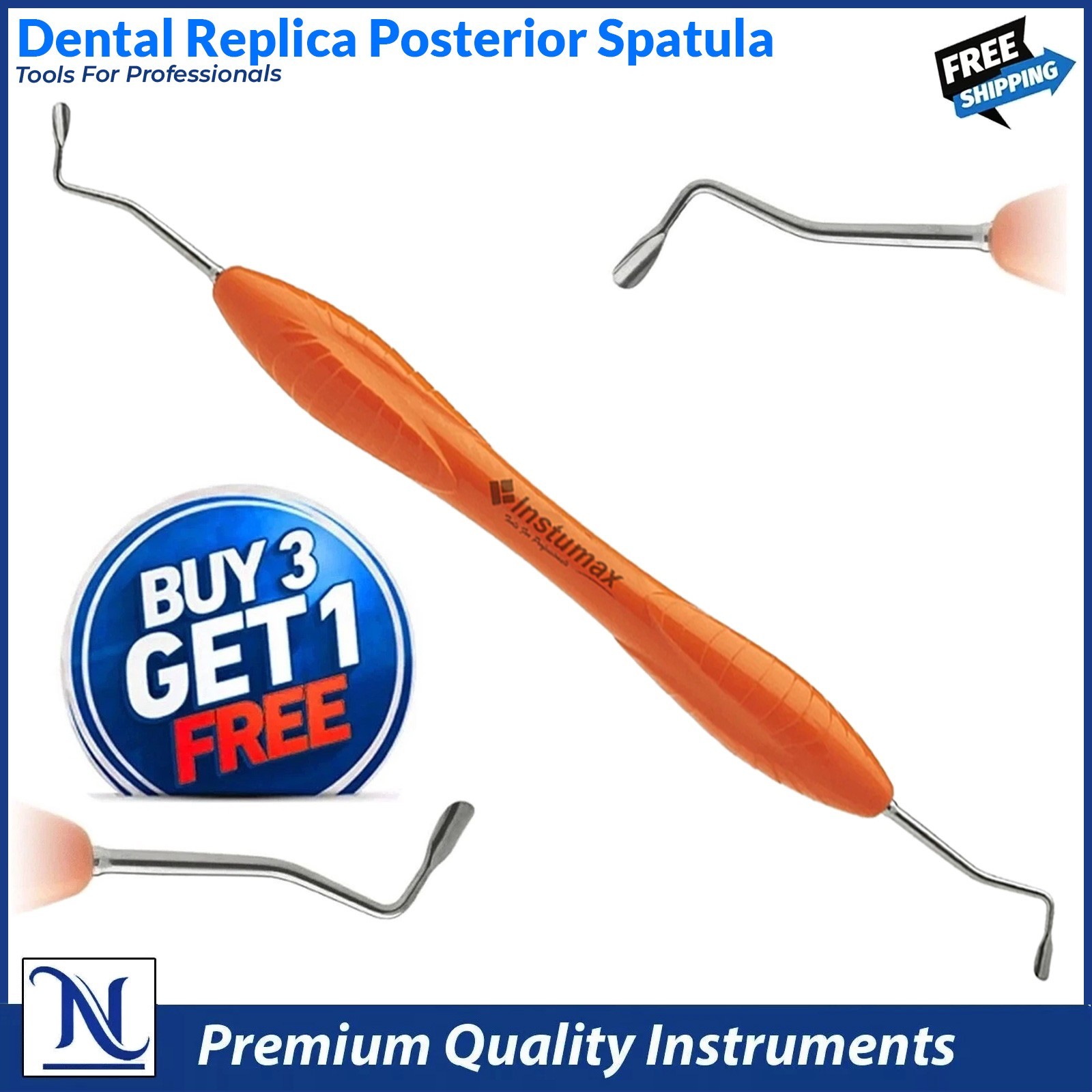 Dental Composite Filling Instruments Restoration Replica Posterior Spatula