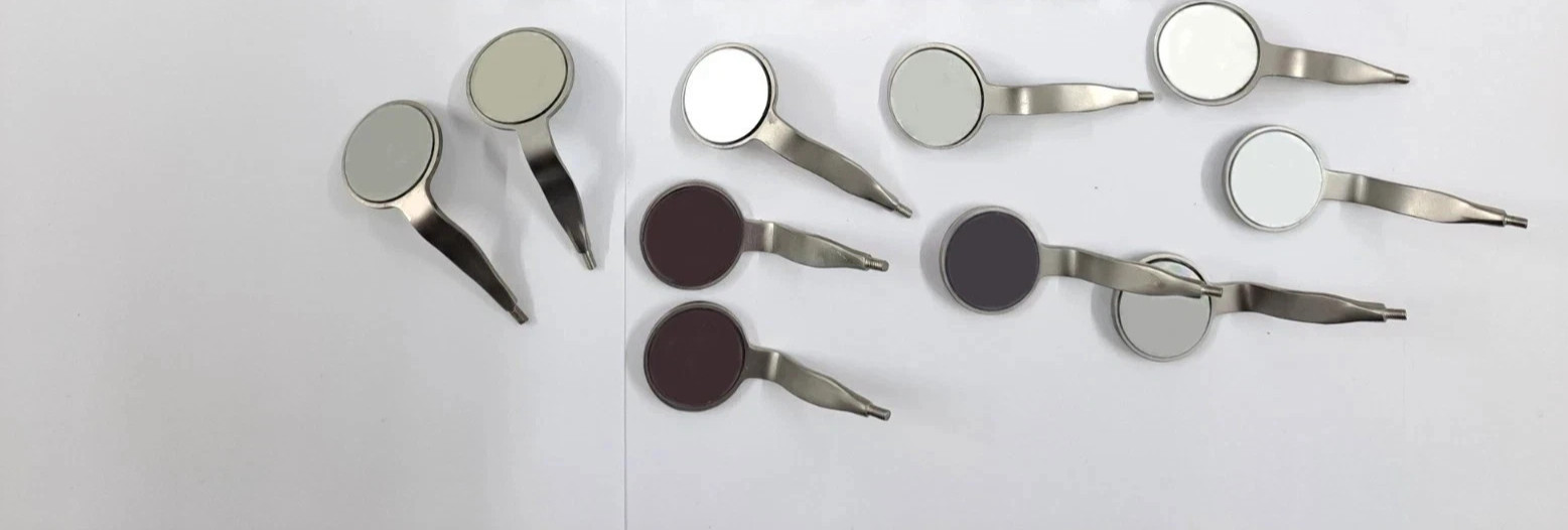 10 PCS Hu-Friedy HD Blackline #5 Mouth Mirrors – Cone Socket, Double-Sided