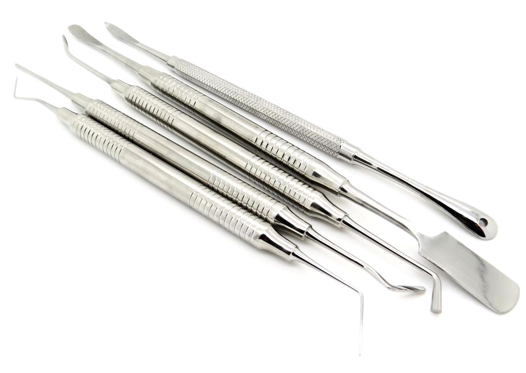 5 Pcs Periosteal Set Dental Elevator Curettes Surgical Implant New Instruments