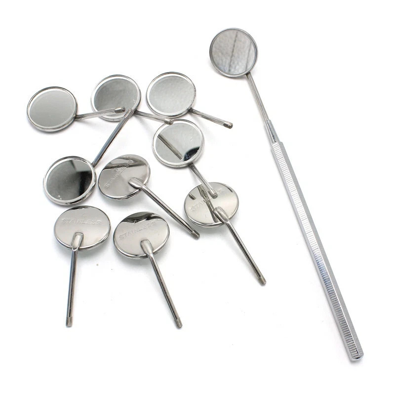 Dental Intraoral Disposable Stainless Steel Examination Mouth Mirror Reflector