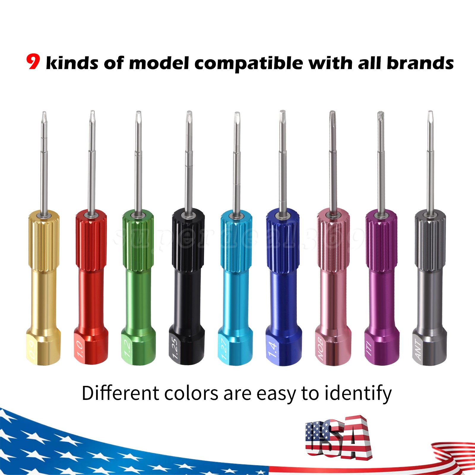 Dental Implant Screwdriver Kit with 9pcs Tools
