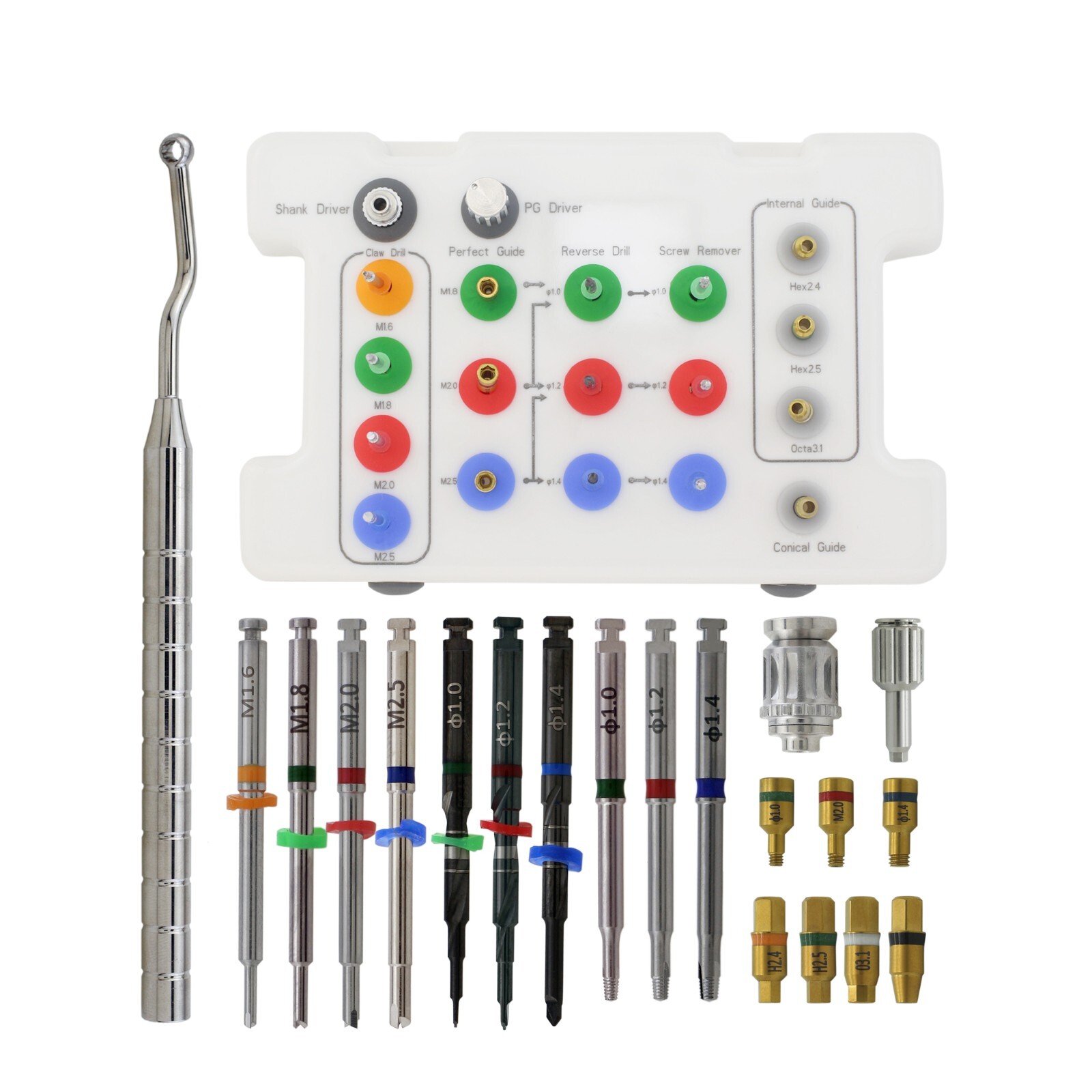 Implant Fractured Screw Removal Kit Neobiotech SR Repair Tool Universal Dental