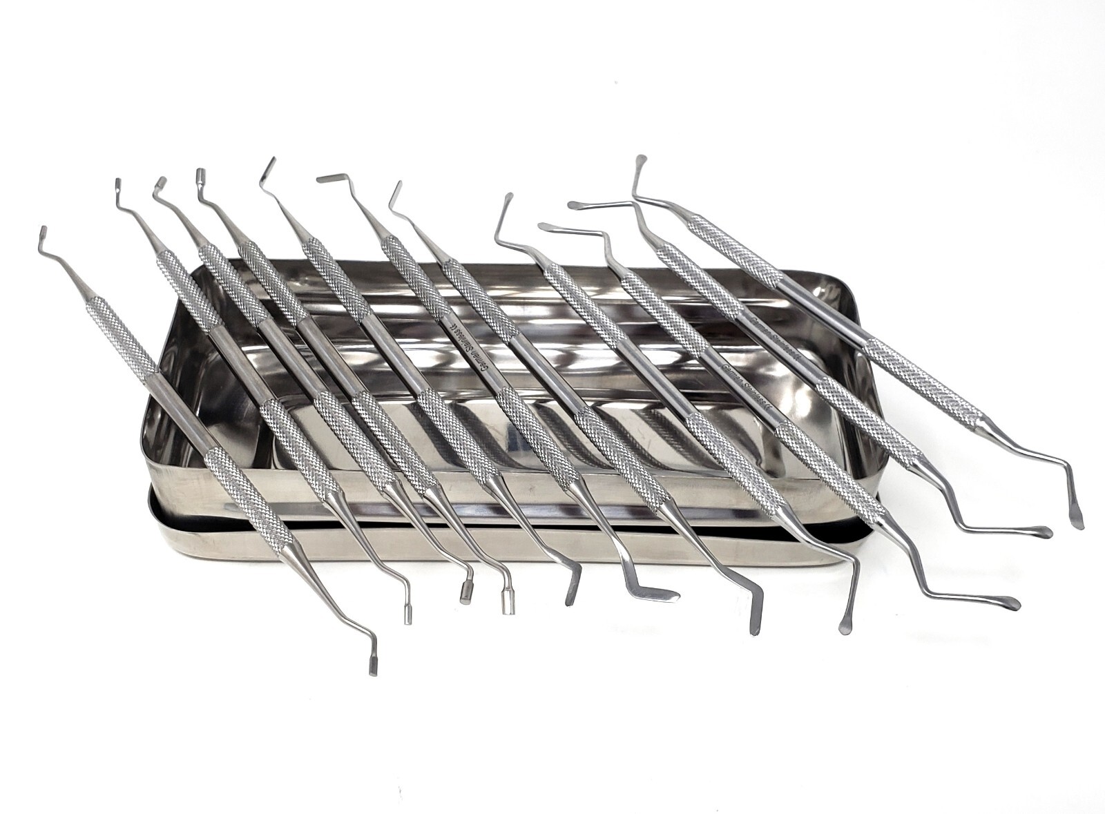 Dental Composite Filling Instrument w/ Instrument Box 12 Pcs Restorative Kit CE