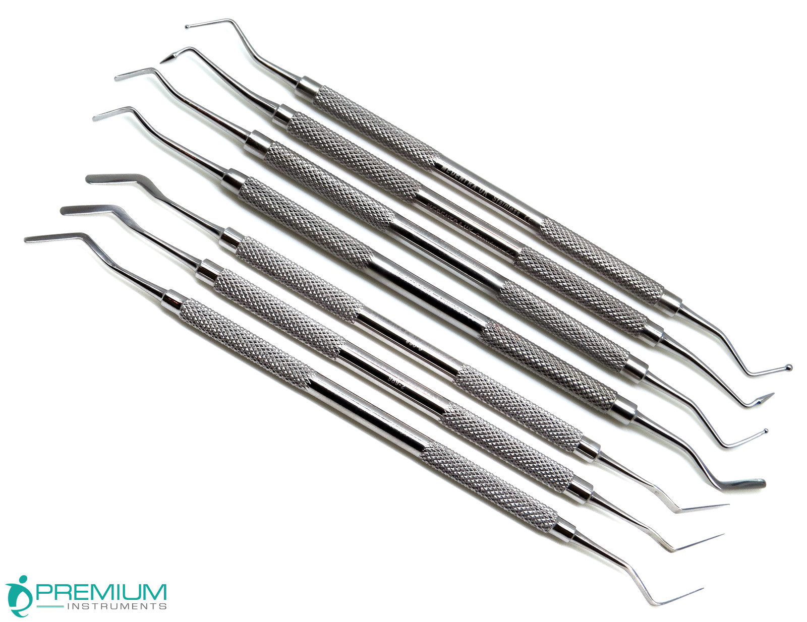 7 Pcs Dental Restorative Composite Filling & Heidemanns Premium Instruments