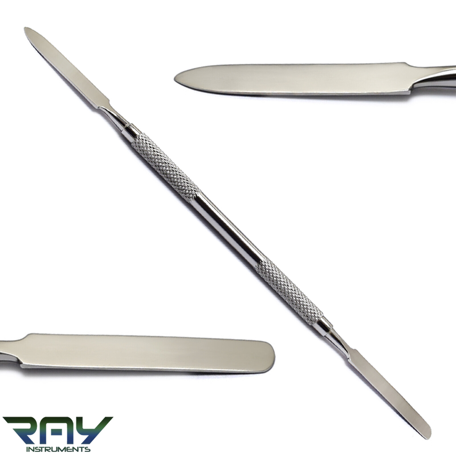 Dental Cement Spatula Mixing Lab Restorative Double Ended Steel Instruments