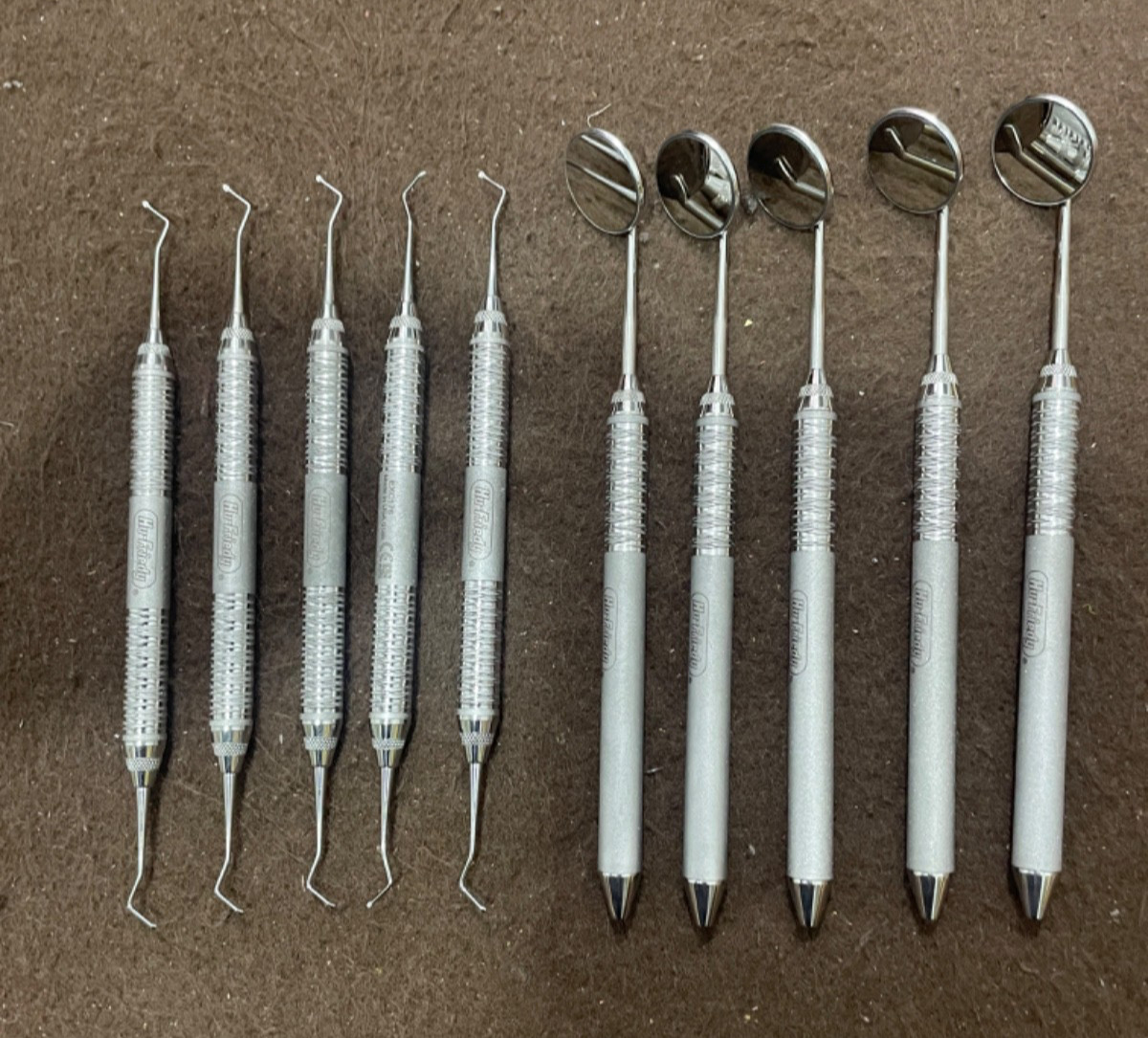 lot of 10PCS HU FRIEDY 5PC EXPLORER EXD56 & 5PC Mirror Handle MH6