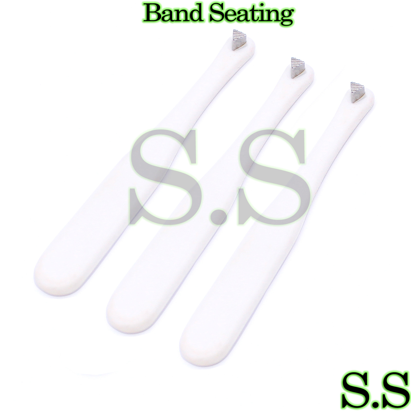 3 pcs Dental Band Pusher Seater Molar Bite Stick Seating Orthodontic