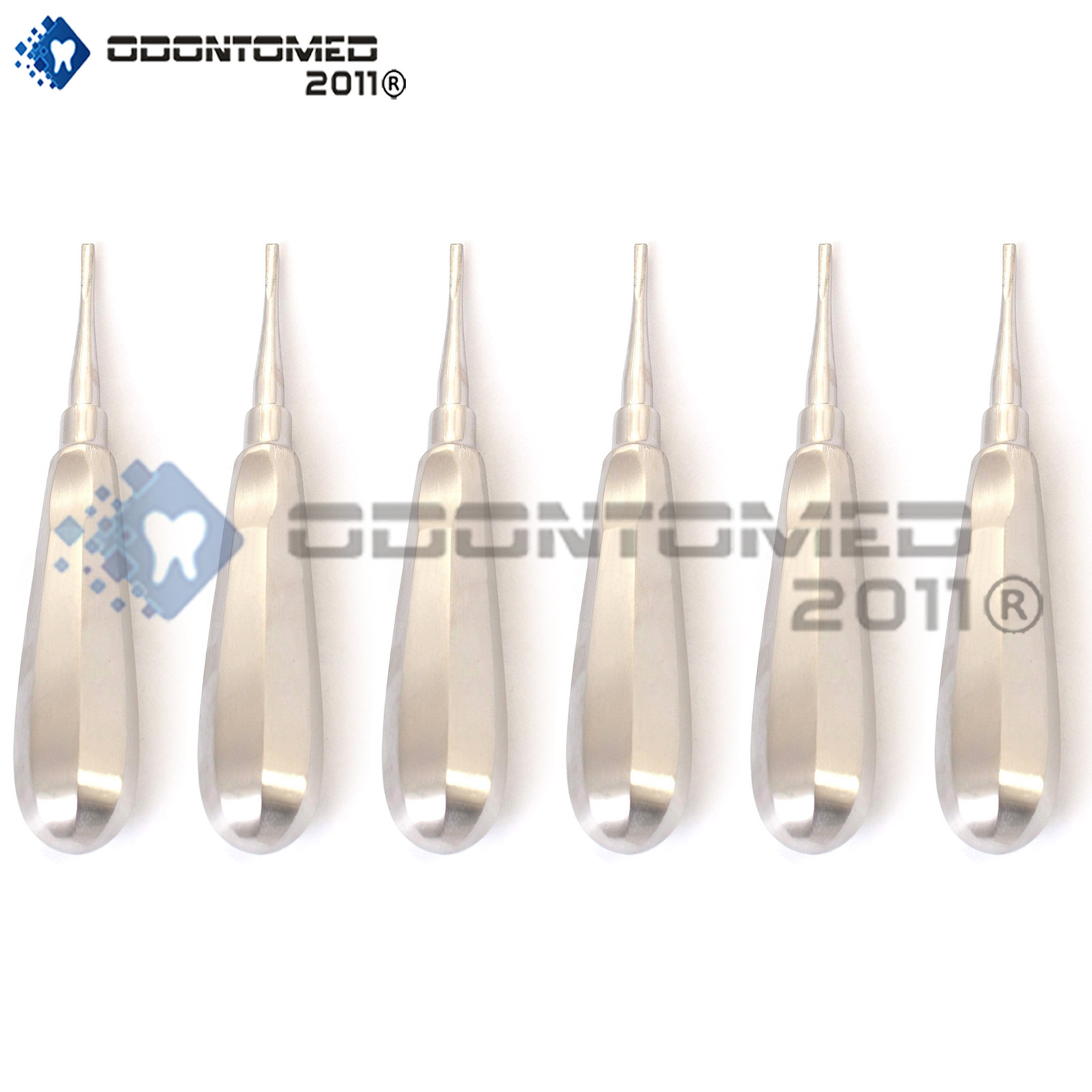 6 Serrated Dental Elevator 3mm Straight Surgical Dental Elevator