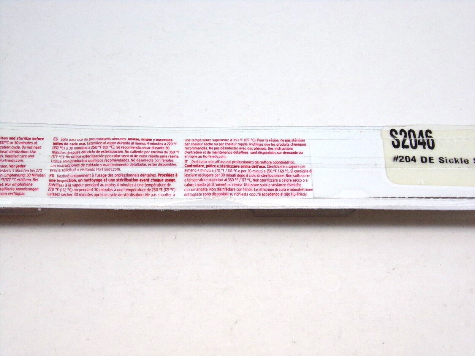 Dental S204 Sickle Scaler S2046 HU FRIEDY (NEW – OPEN BOX)