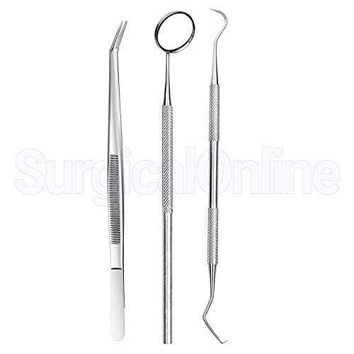 45pcs Basic Economy Professional Dental Hygiene Kit Plaque Remover Set, Stainles