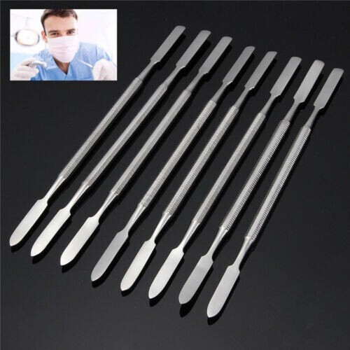 3Pcs Cement Spatula Dental Mixing Knife Stainless Steel Restorative Double Ended