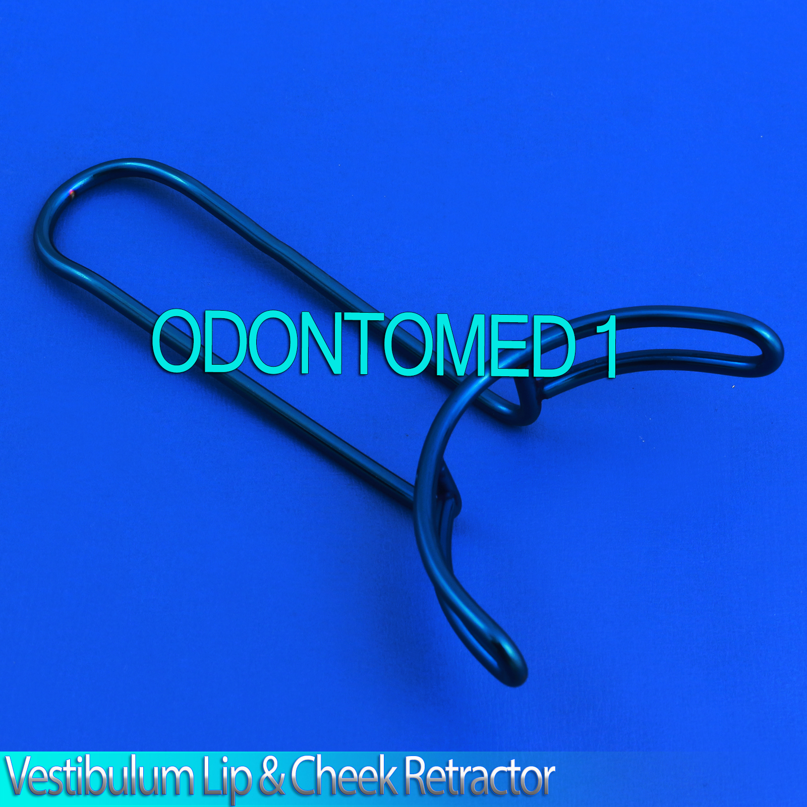 ODM Brand New,1 Blue CoatedVestibulum Lip & Cheek Retractor Dental Instruments