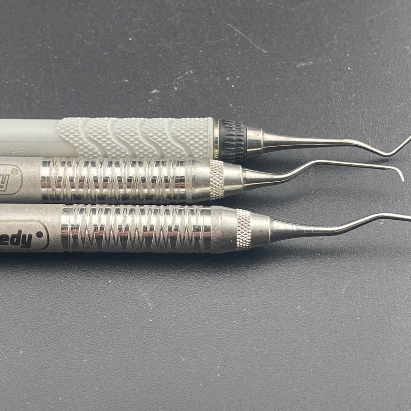 3 Used HU-FRIEDY Dental Instruments Mixed Lot Damaged As-is Free Shipping