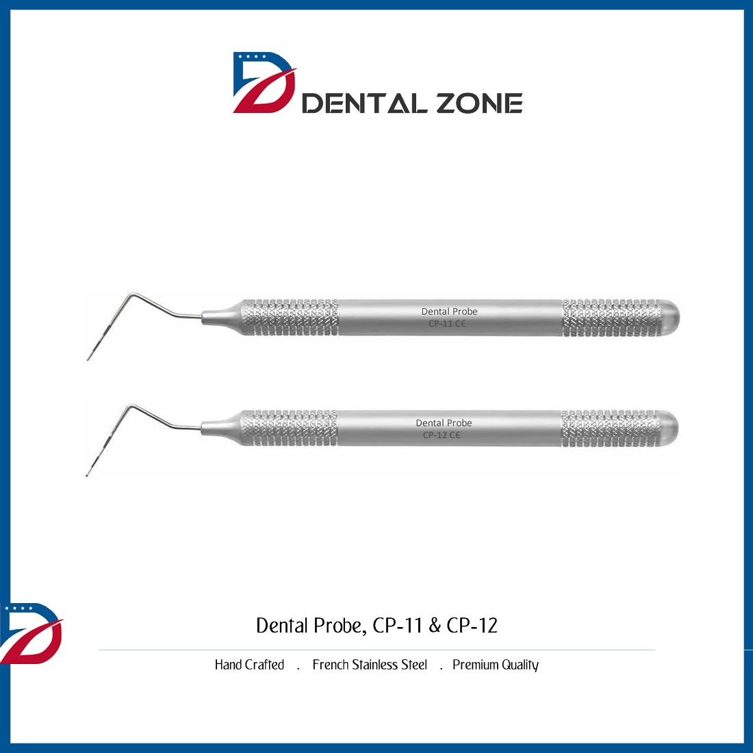 DENTAL PROBE CP-11 & CP-12 PERIO DENTAL INSTRUMENT *COLOR CODED* *SET OF 2*
