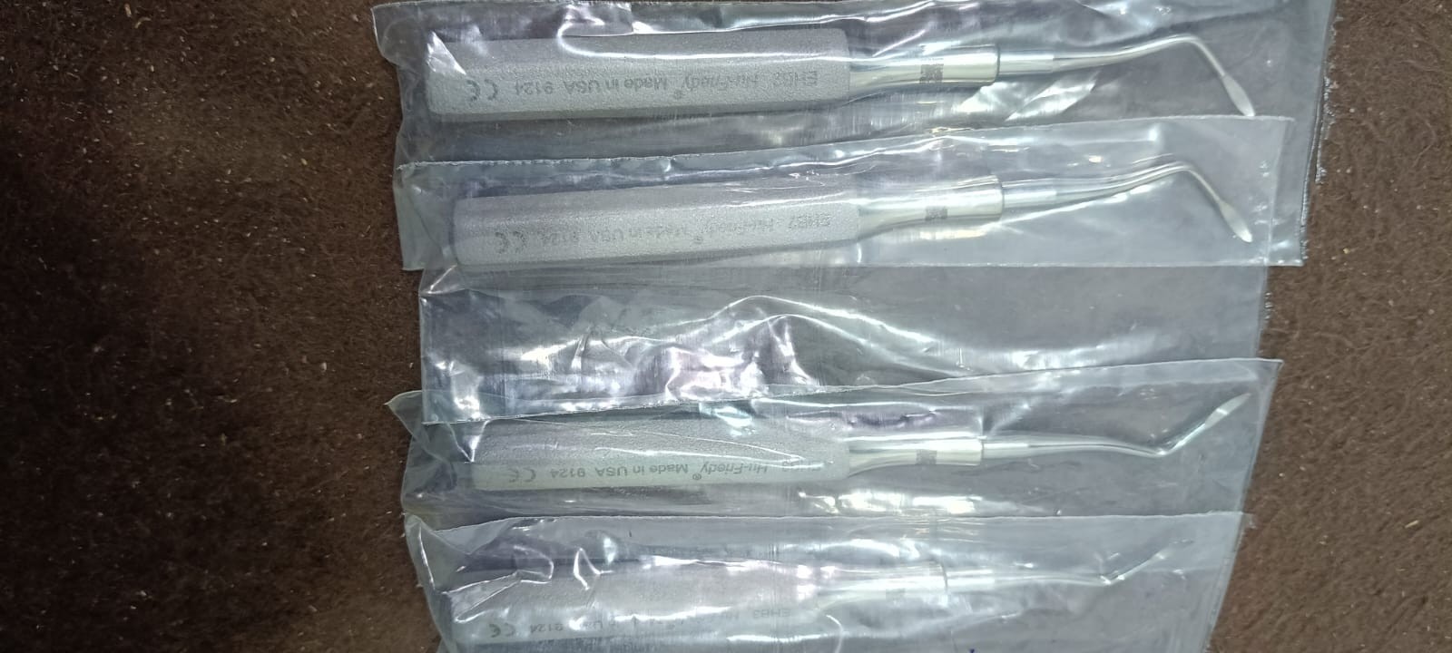 Lot of 4 PCS Hu-Friedy EHB3 & EHB2 Dental Elevator Heidbrink Stainless Steel