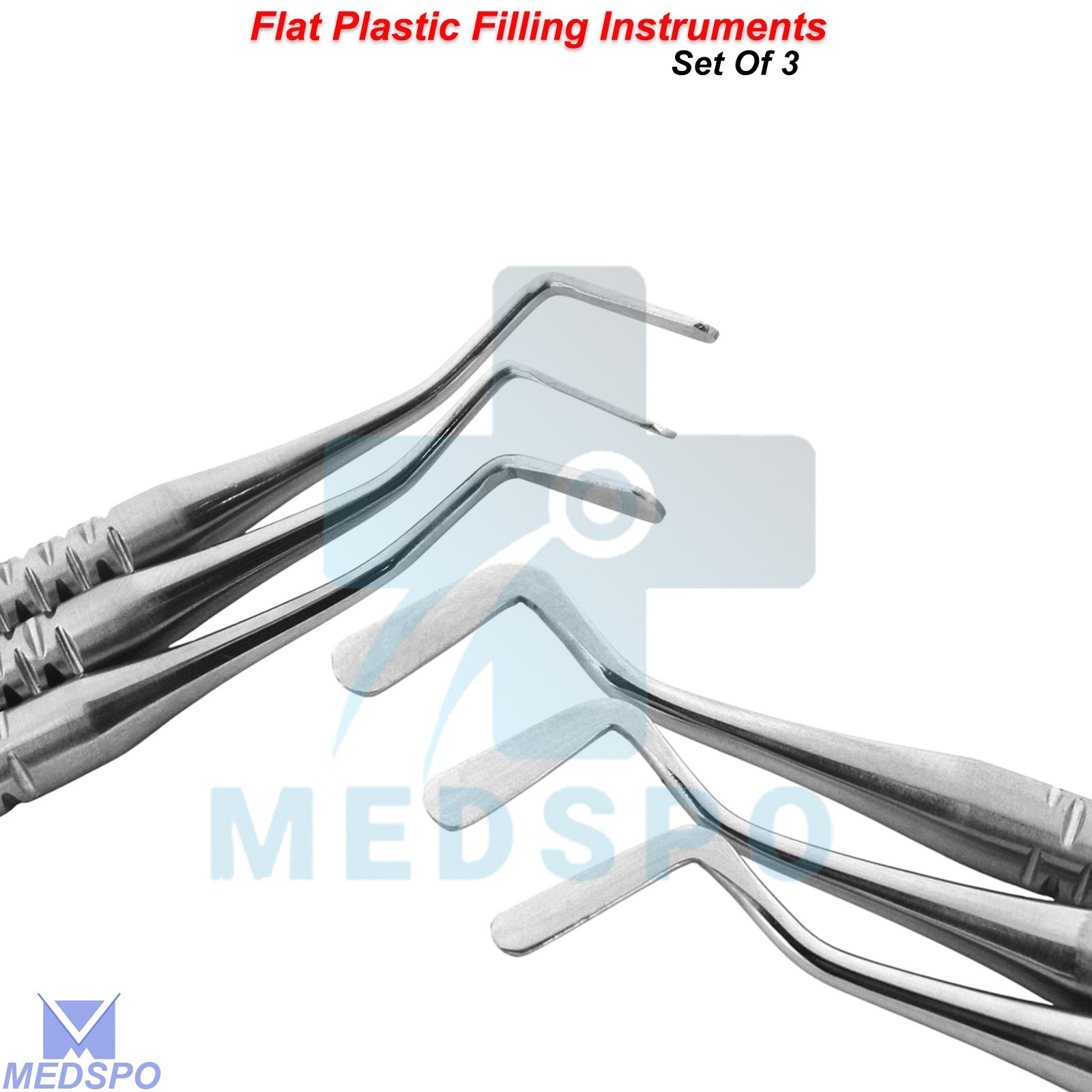 Composite Flat Plastic Filling Contouring Double Ended Restoration Instruments