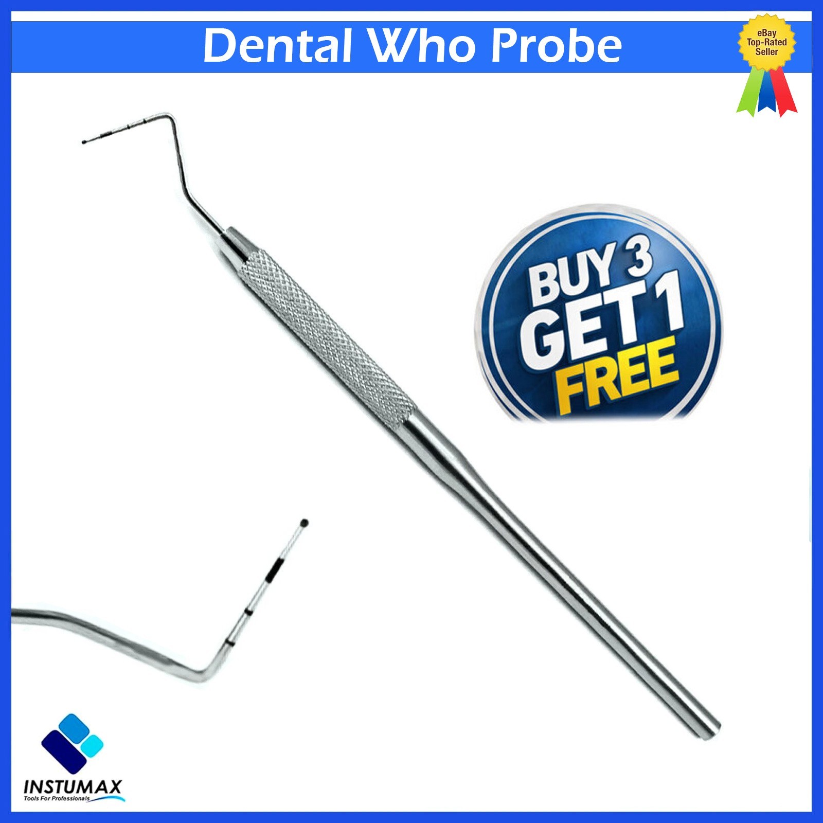 Dental Marking Who Probe Color Coated Marking Periodontal Probes Premium