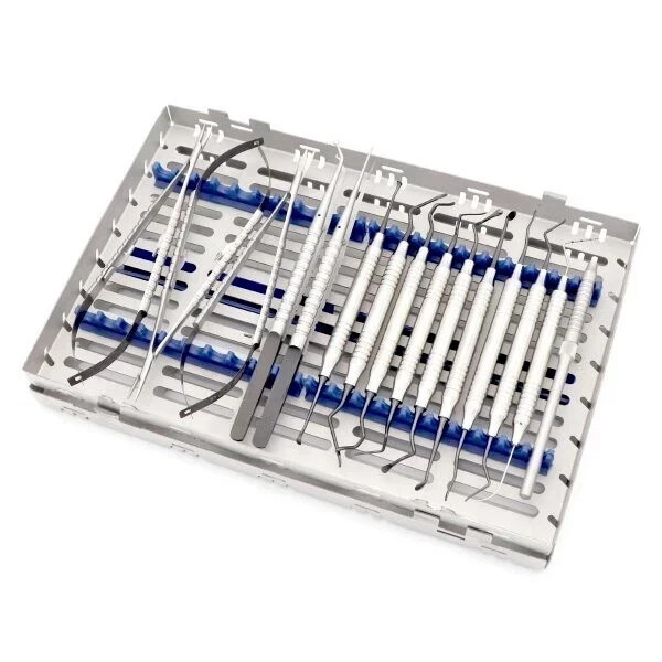 Micro Periodontal Oral Surgery Kit Periosteal Set Dental Mucogingival Instrument