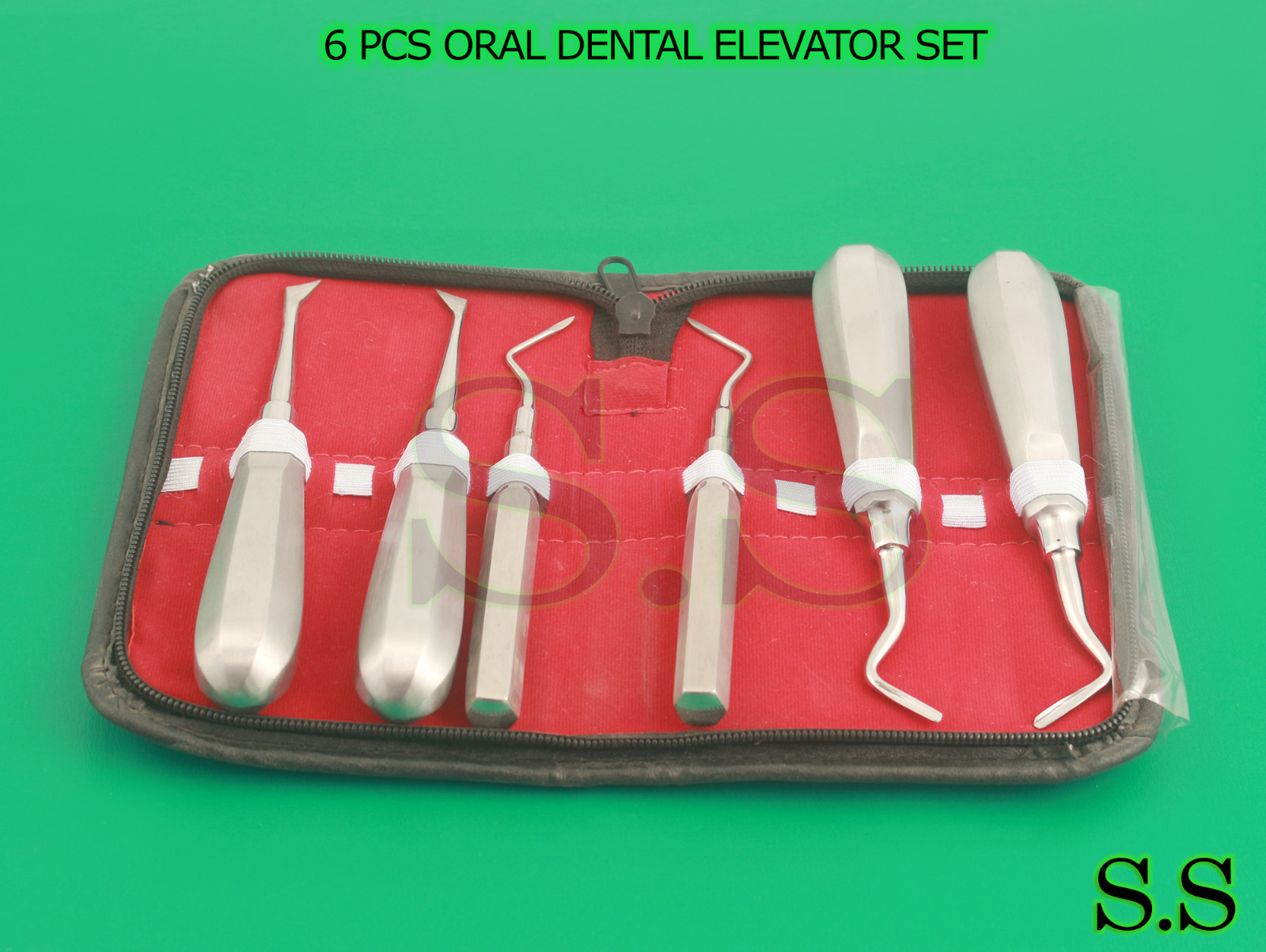 6 PCS ORAL DENTAL ELEVATOR SURGERY DENTAL INSTRUMENTS SET