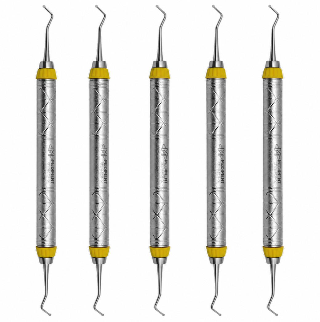 5 PCS DENTAL EXCAVATOR RESTORATIVE INSTRUMENTS SPOON EXCAVATORS 1.2MM