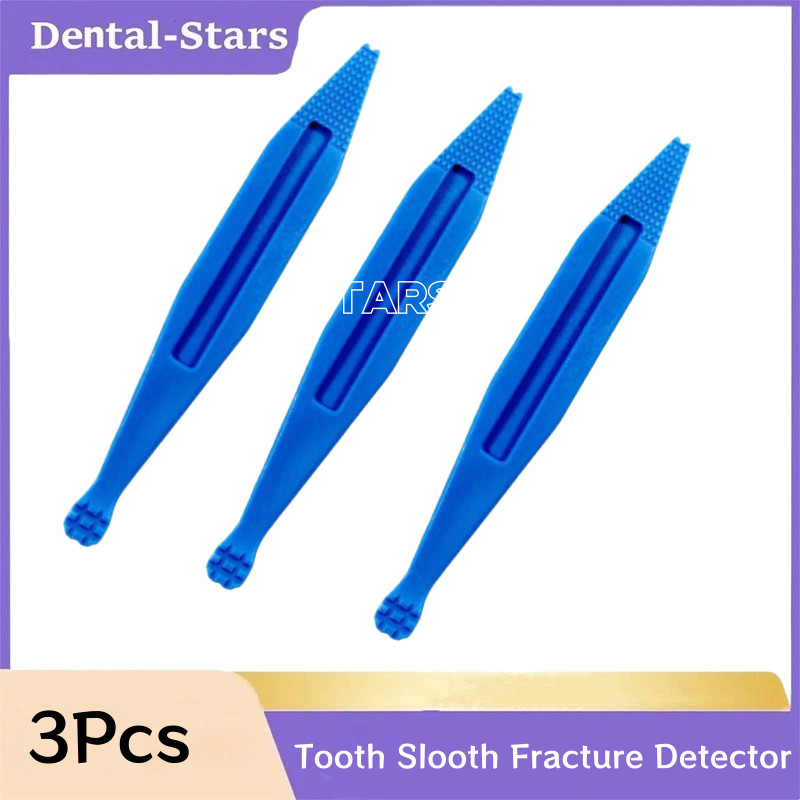 3Pc Tooth Slooth Fracture Detector Dental Teeth Fracture Detector Blue Autoclave