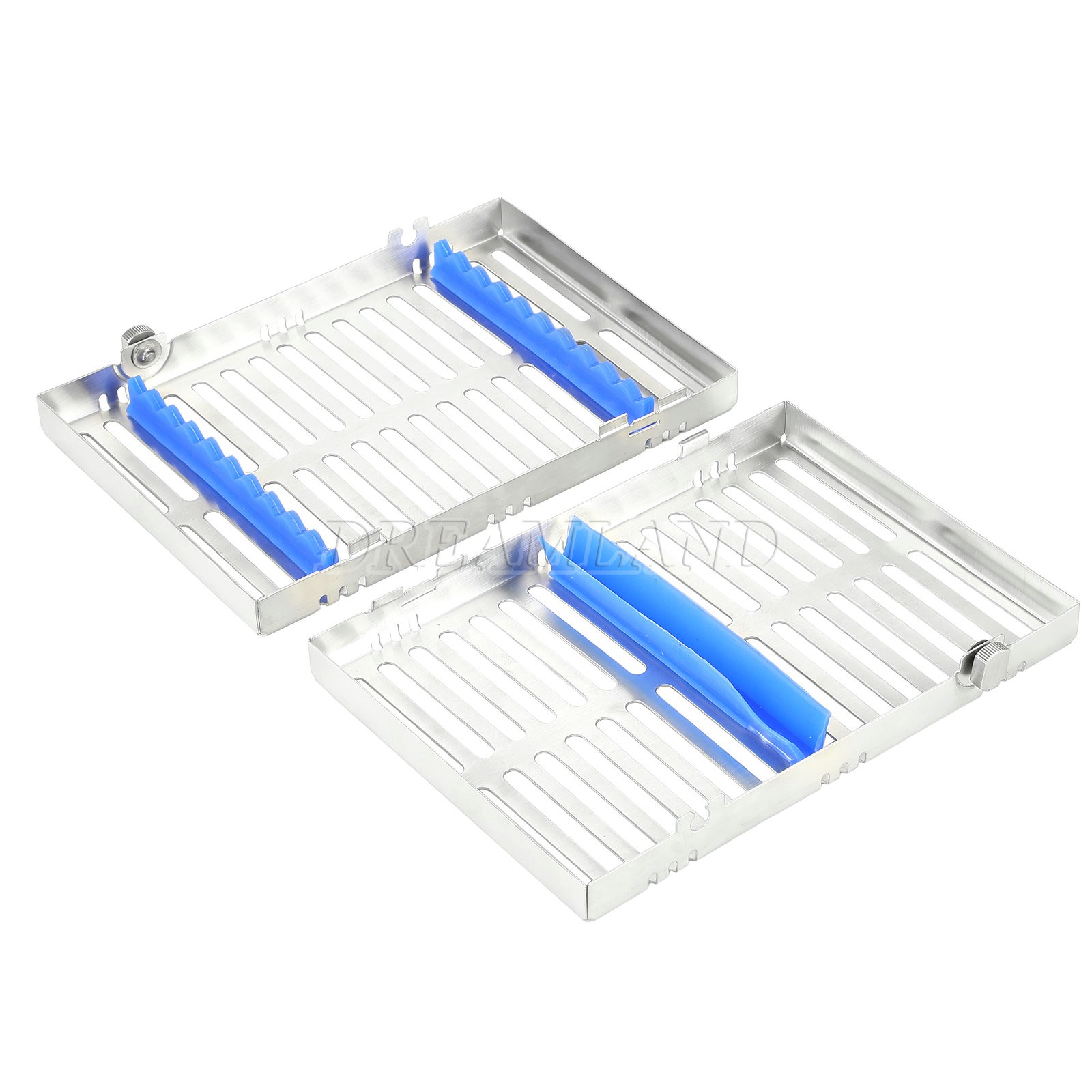 DENTAL AUTOCLAVE STERILIZATION CASSETTE RACK BOX TRAY FOR 10 INSTRUMENTS