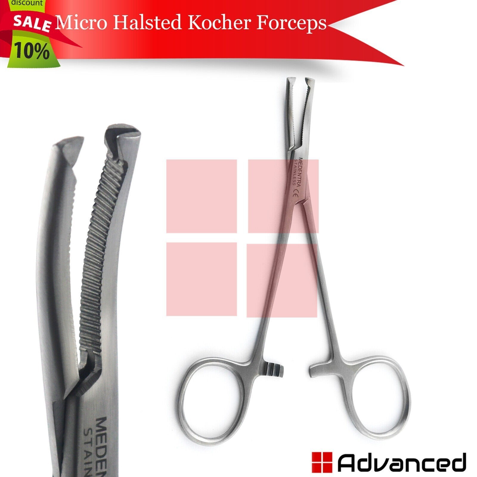 7 Pcs Vascular Dissection Kit Micro Surgery Oral Surgery Instruments
