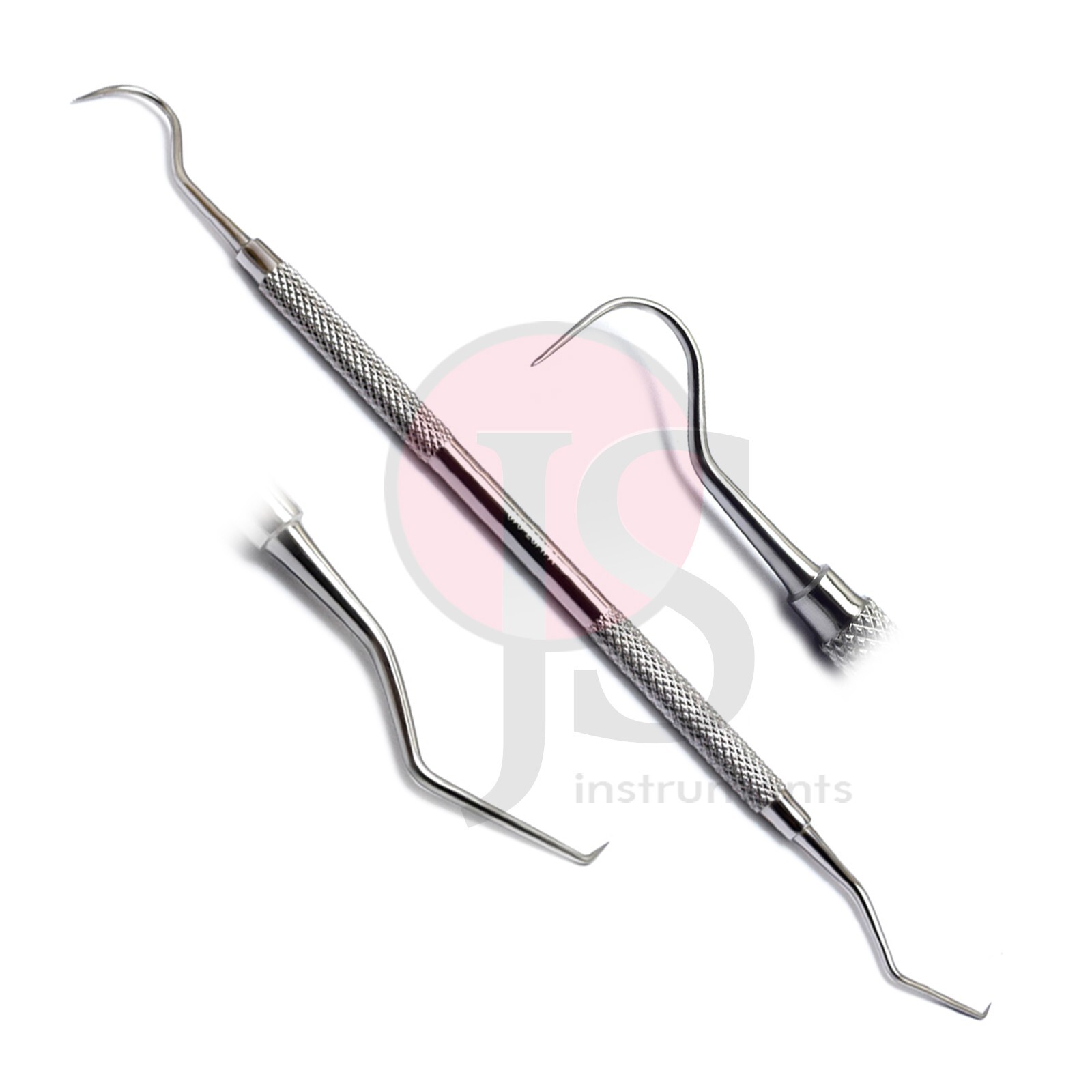 Hygiene Dental Examination Kit Tartar Remover Calculus Sickle Scaler Mirror 4PCS