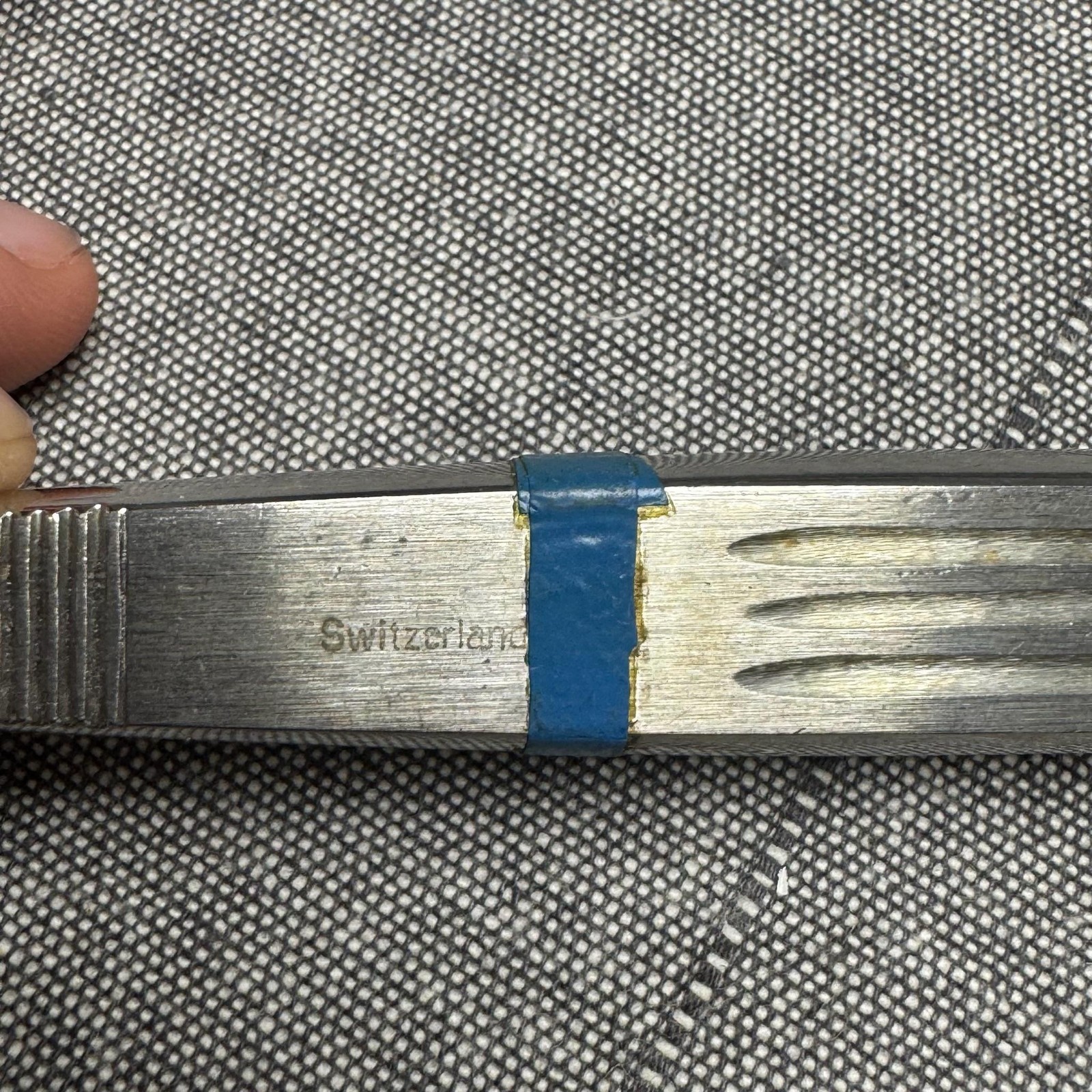 Dental Stainless Steel Spatula Surgical Instrument Switzerland Textured Handle