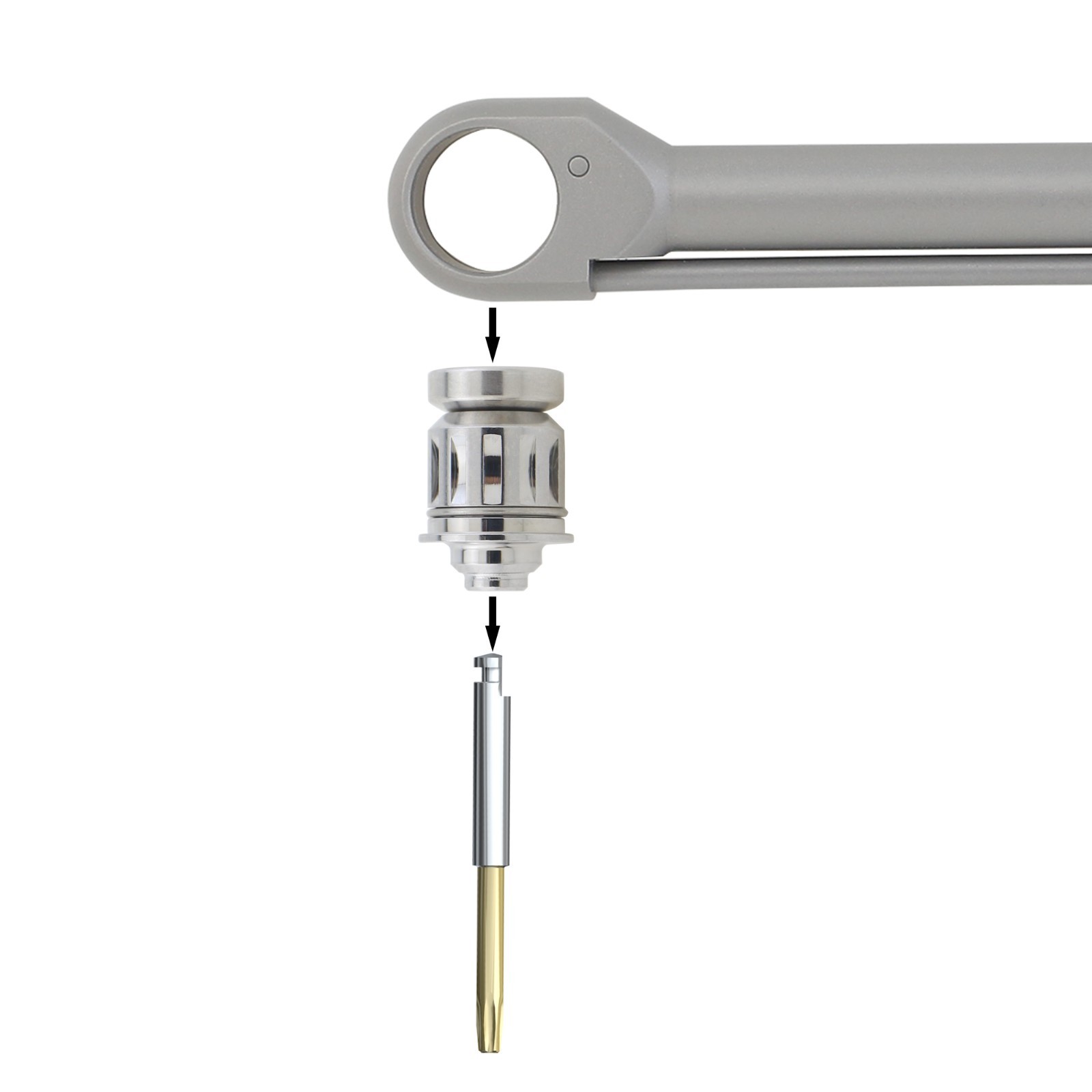 Implant Torque Wrench Ratchet Manual Adapter Prosthetic Nobel Biocare 7mm 8mm