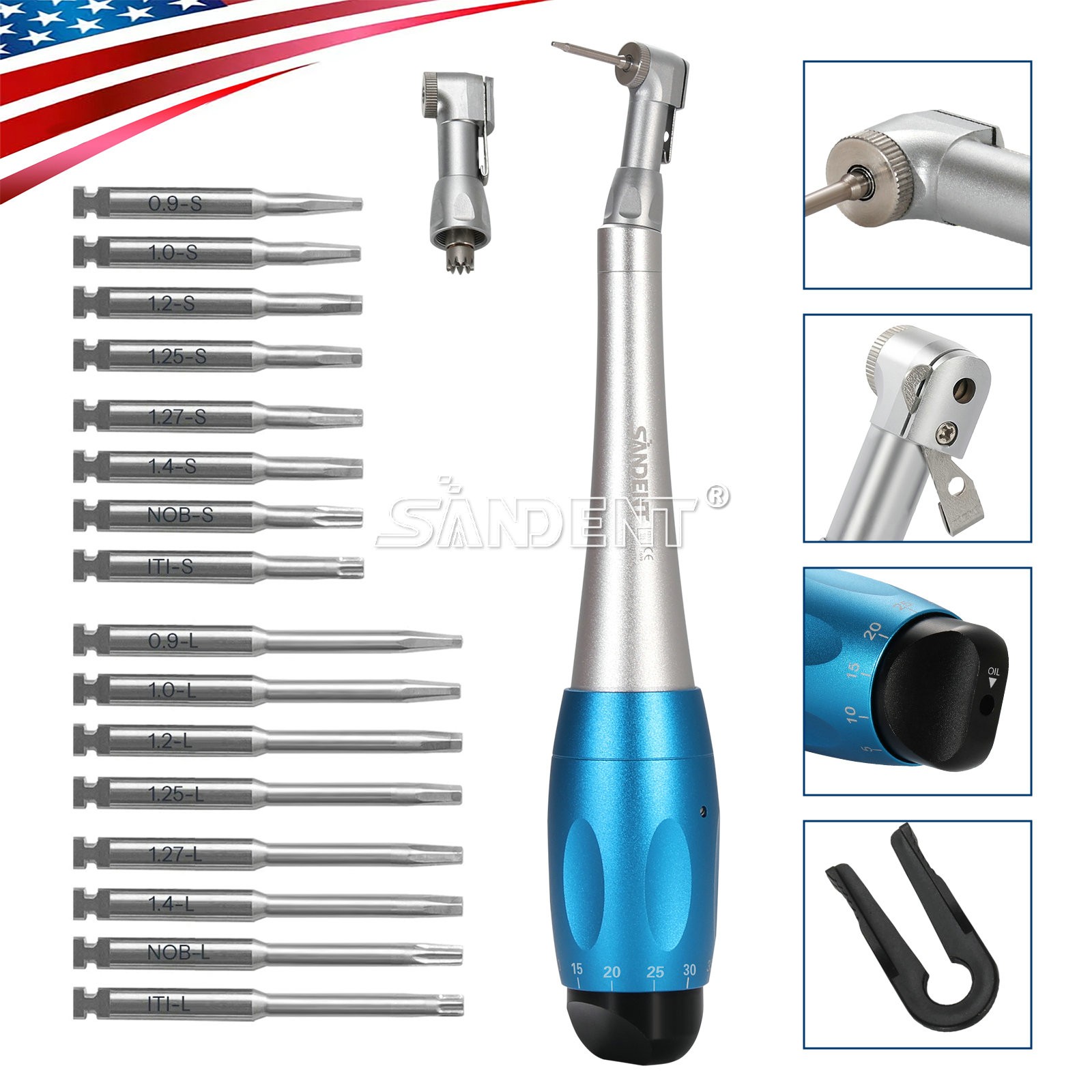 Dental SD Torque Drivers 16x Drivers Torque Wrench Handpiece Universal USA