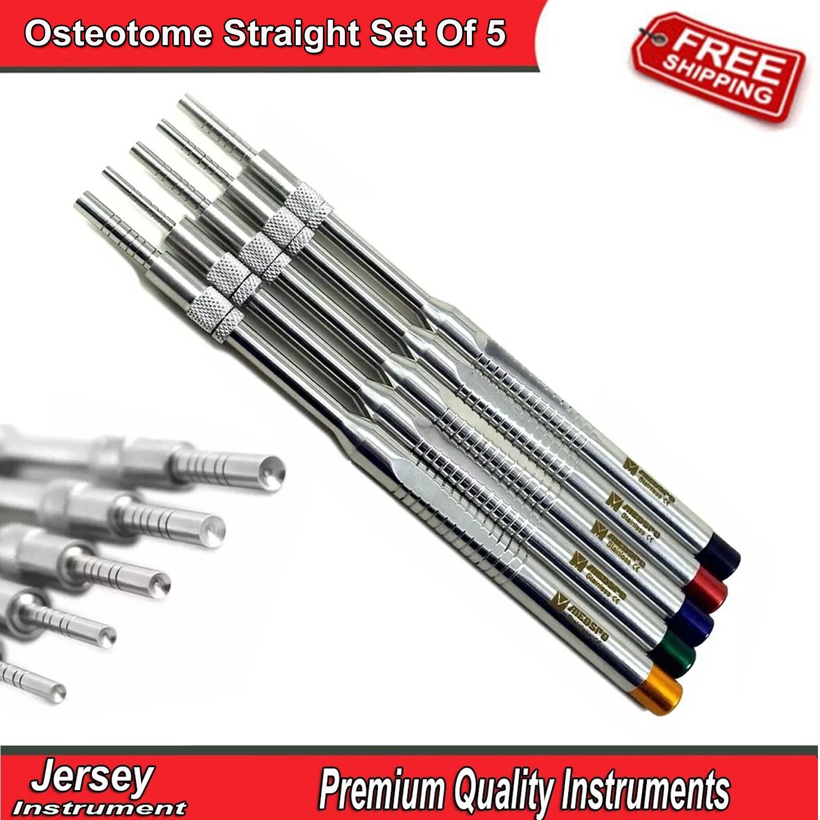 Sinus Lift Osteotomes Straight Dental Implant Offset Concave Tip Bone Spreader