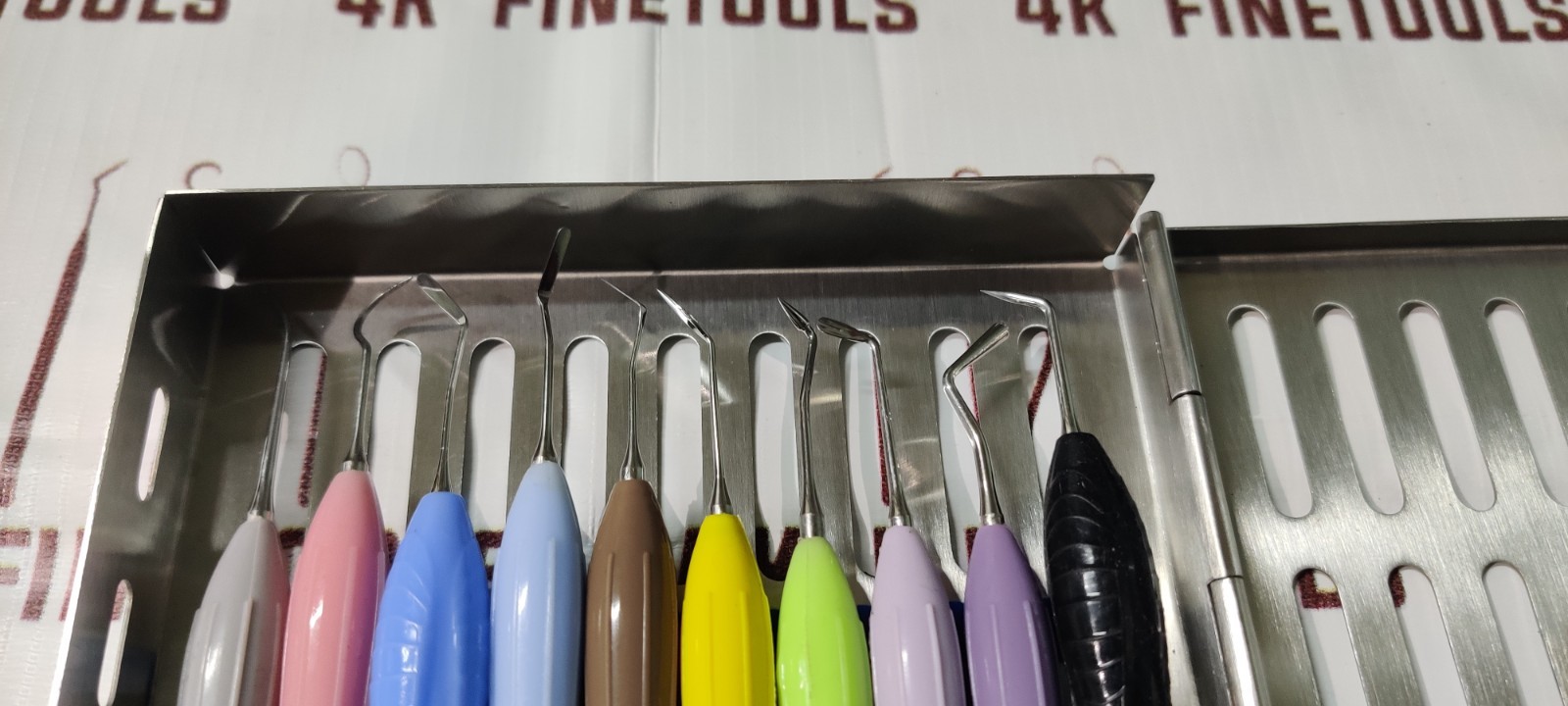 Dental Instruments LM Set Silicone Handle Colorful 10 Pcs