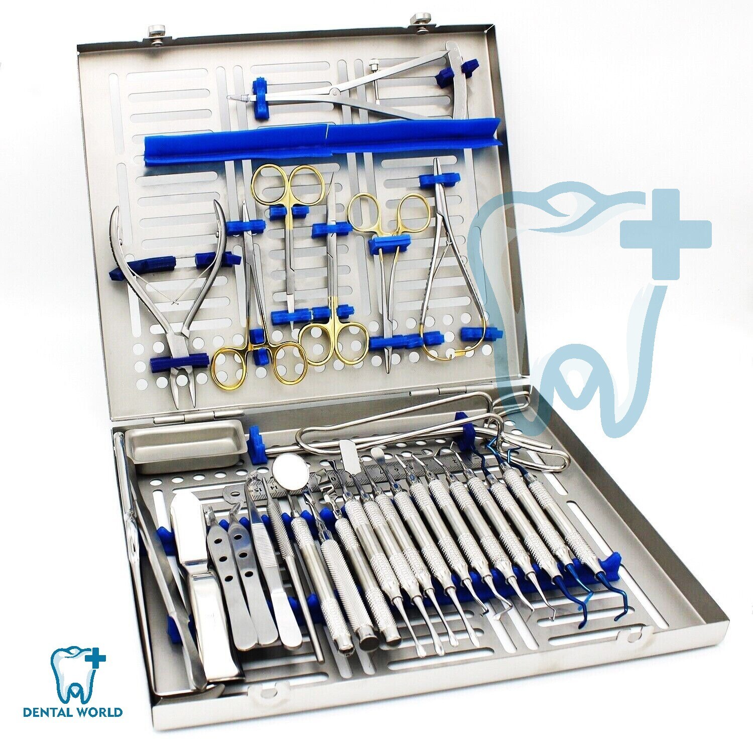 33 Pcs Advanced Implant Kit Oral Surgery Dental Instruments Laboratory German CE