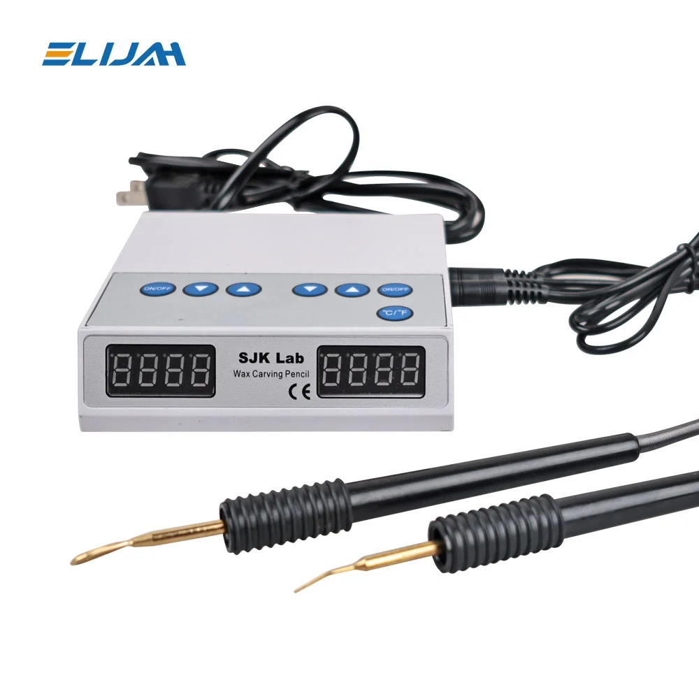 Dental Lab Electric Waxer Wax Carving Pencil Carver Pen Pot & 6 Tips SJK-I New