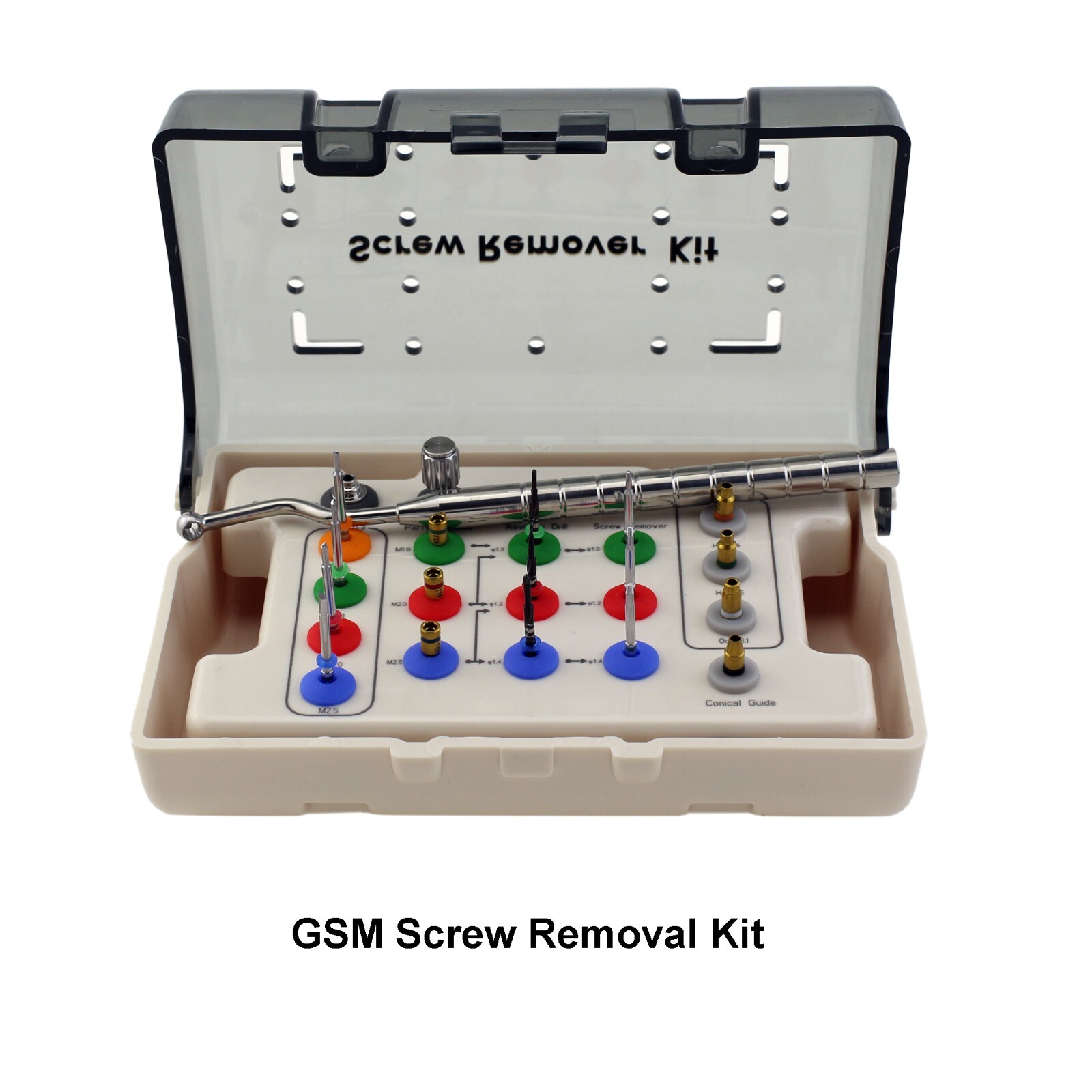 Implant Screw Removal Kit Broken Remover NeoBiotech SR Claw Reverse Drills Guide