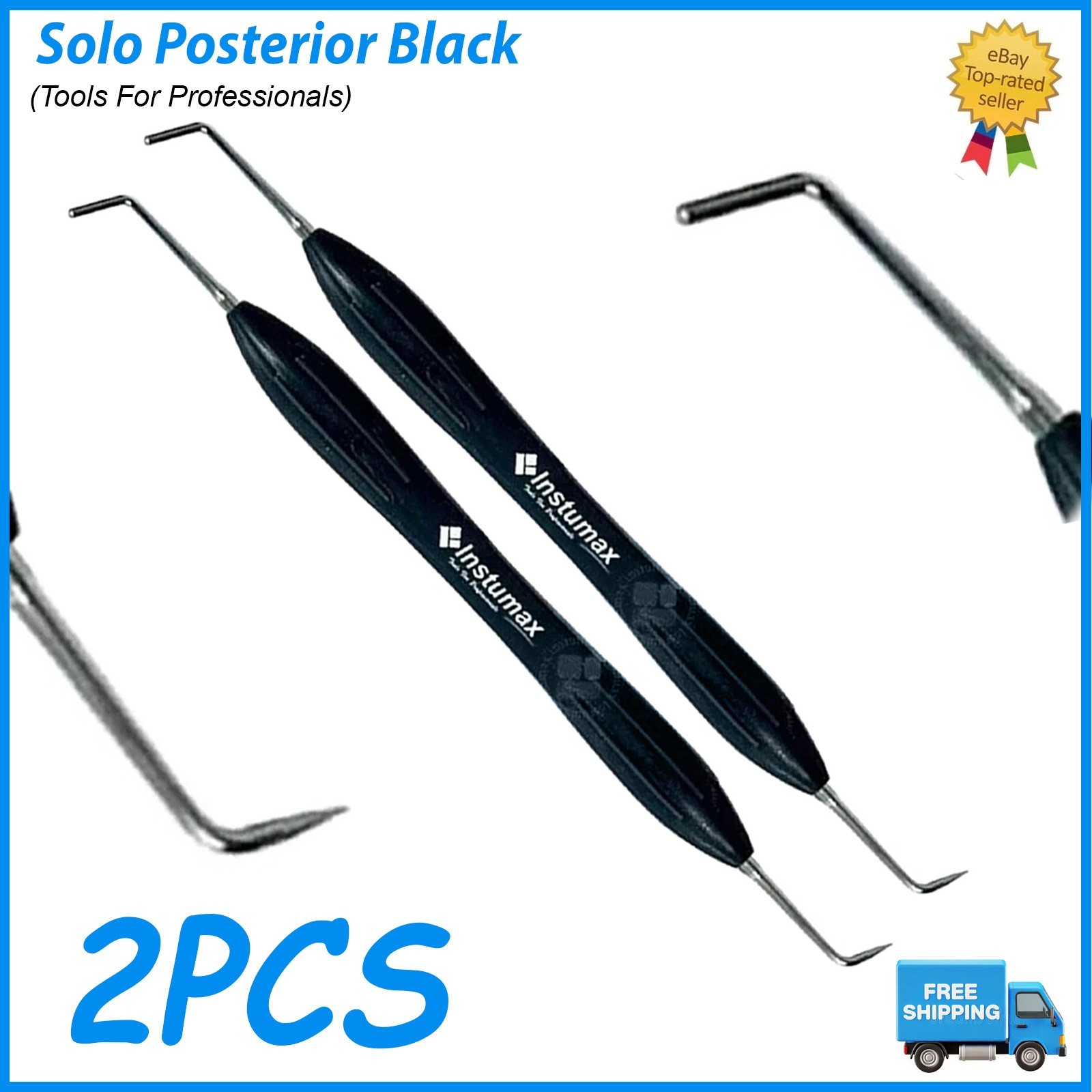 Solo Posterior Dental Composite Filling Instruments Restorative Silicone Handle