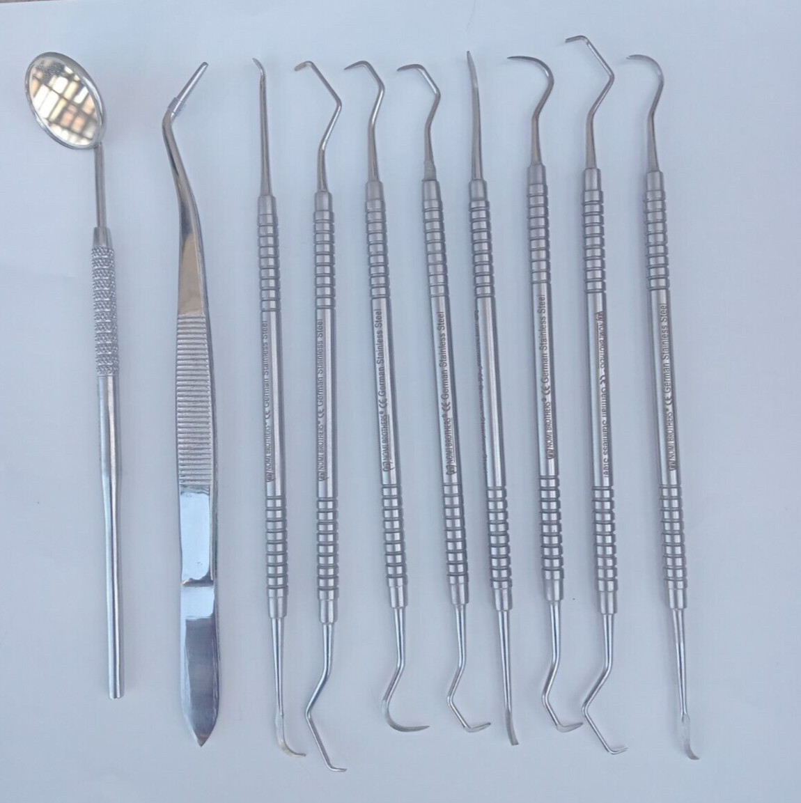 German Dental Amalgam Composite Filling Quality Instruments Set of 10 pcs